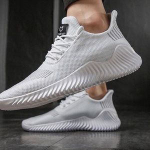 Men Mesh Breathable Lace-up Trending Sneakers Shoes